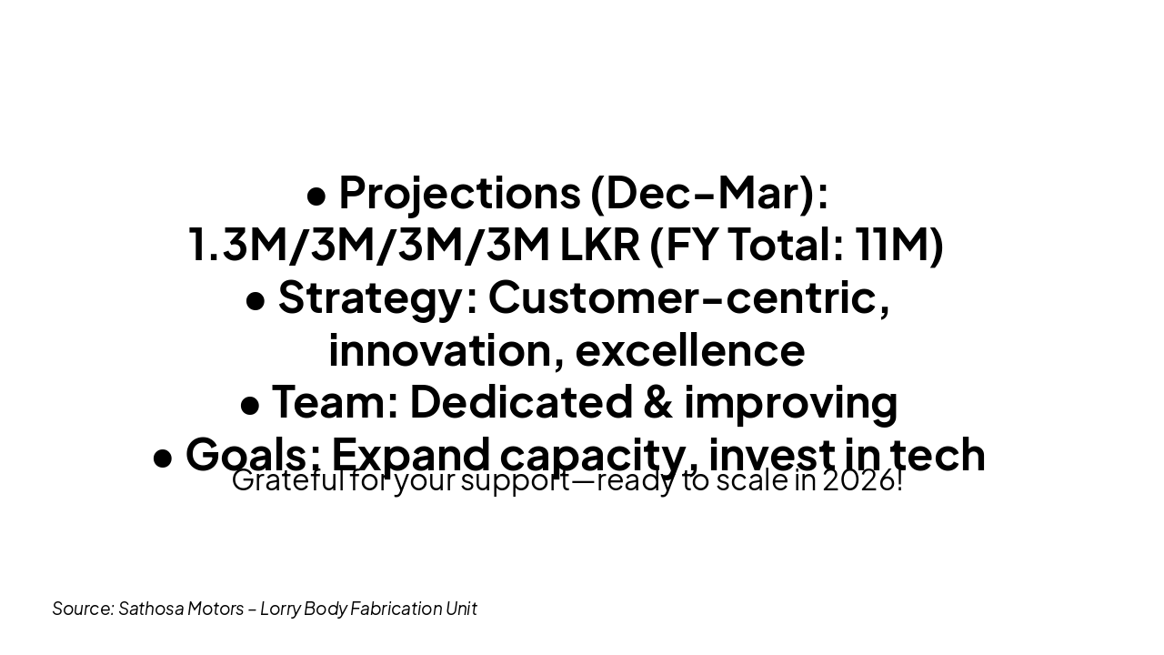 Slide 5 - Financials, Strategy & Next Steps