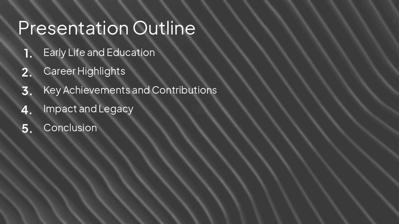 Slide 2 - Presentation Outline