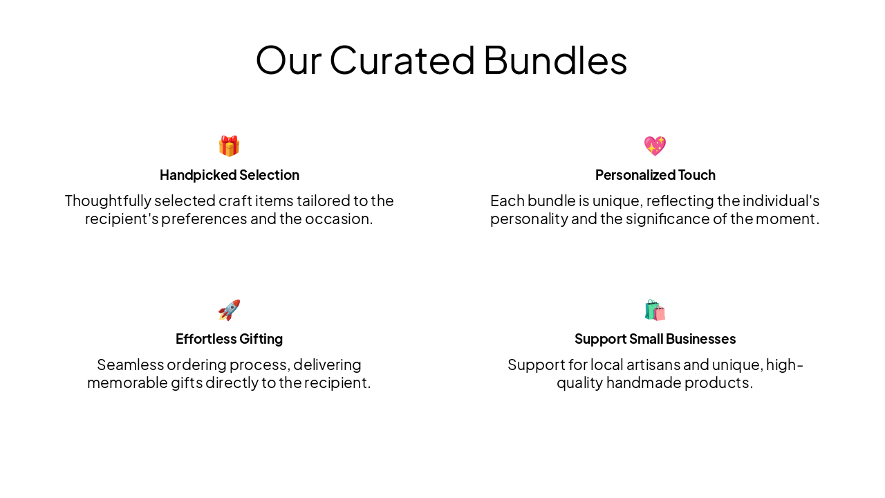 Slide 6 - Our Curated Bundles