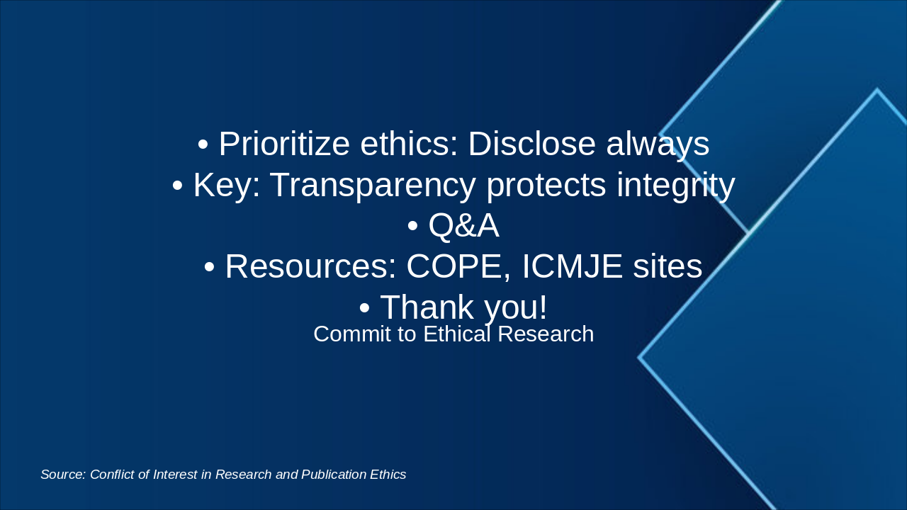 Slide 15 - Conclusion & Takeaway