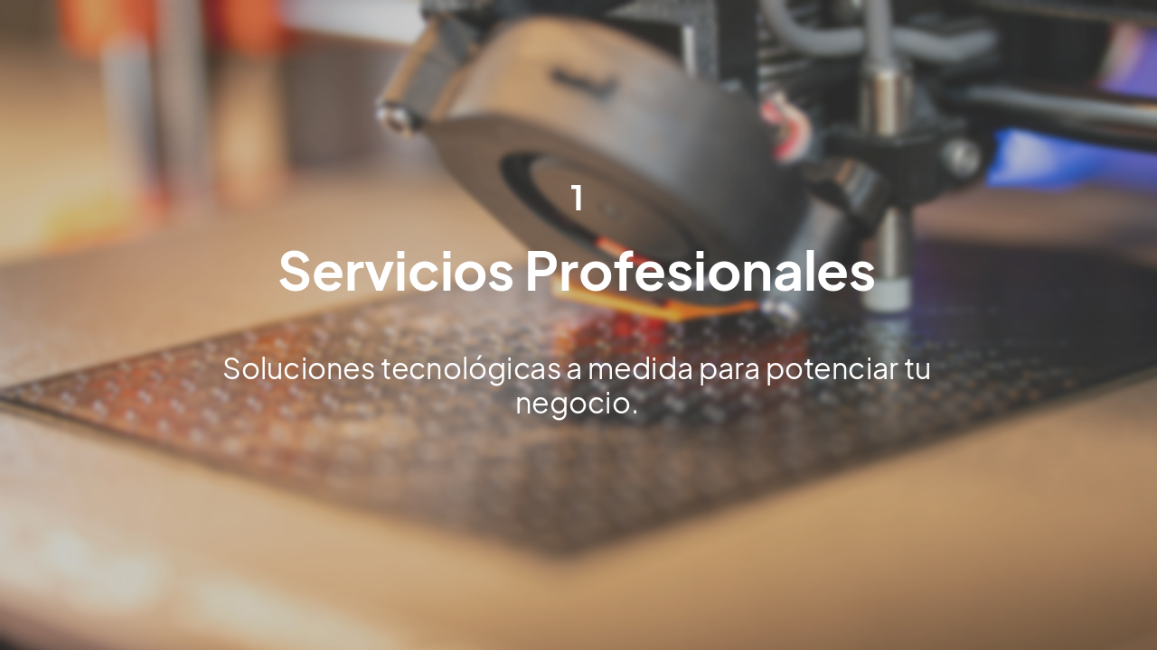 Slide 3 - Sección de Servicios