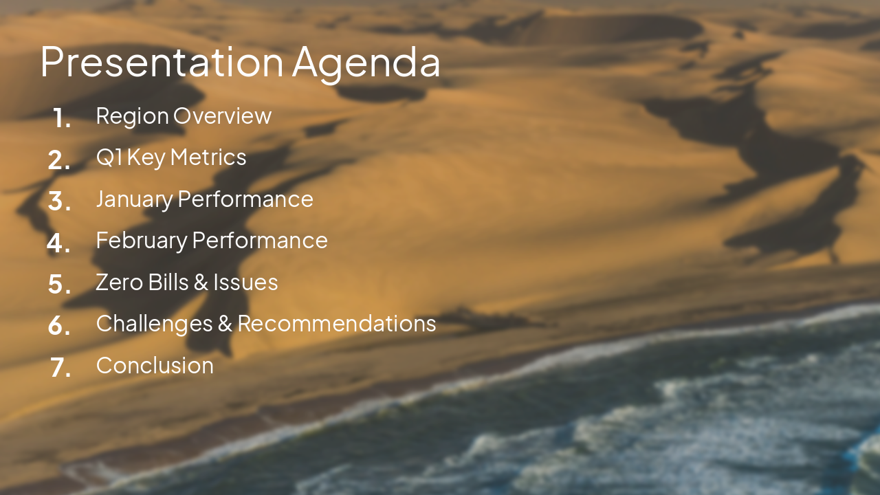 Slide 2 - Presentation Agenda