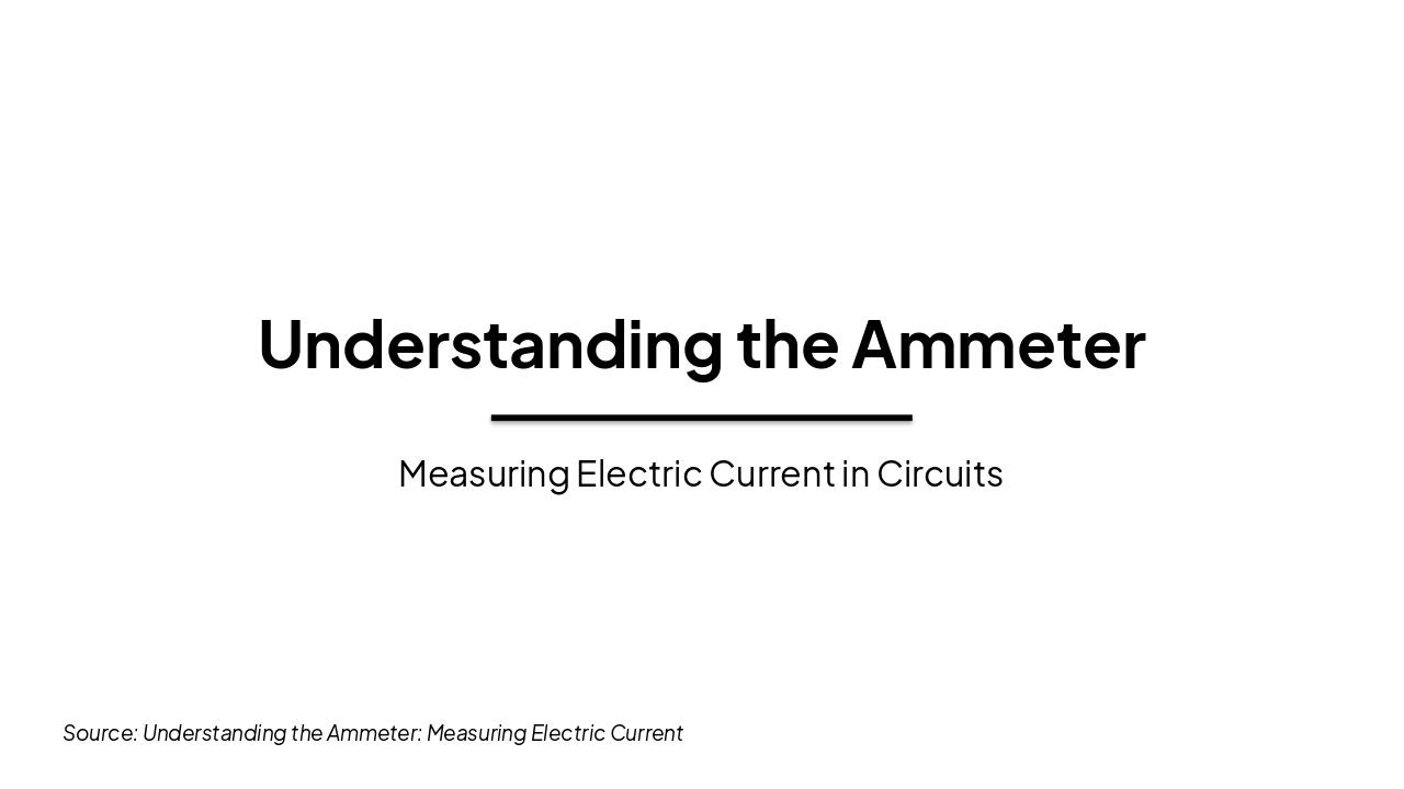 Ammeter Essentials: Theory & Hands-On Demos (40 chars)