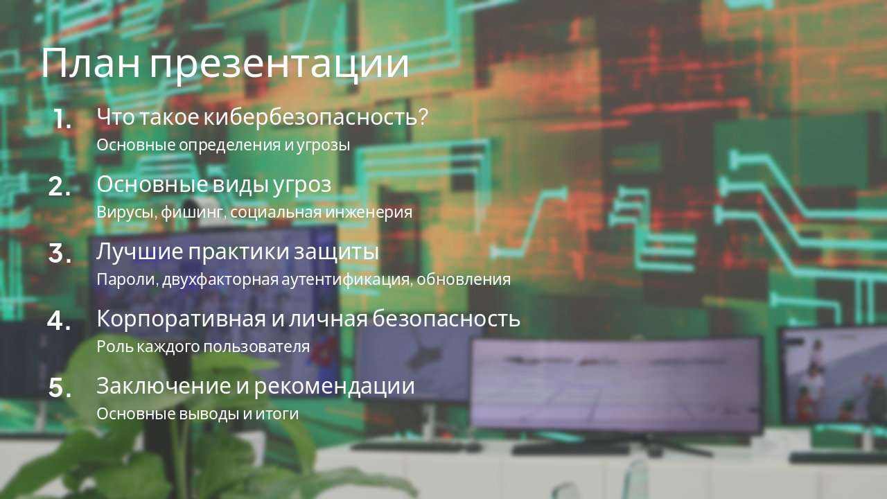 Slide 2 - План презентации