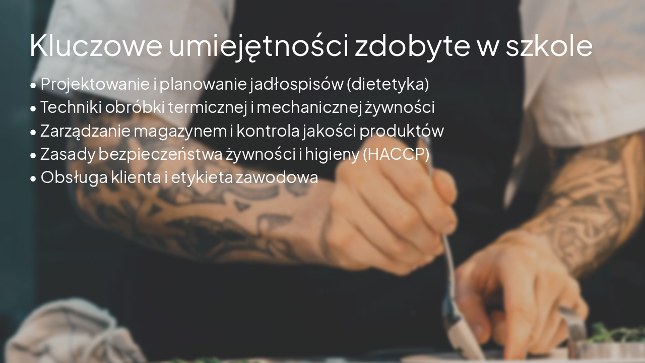Slide 4 - Kluczowe umiejętności zdobyte w szkole
