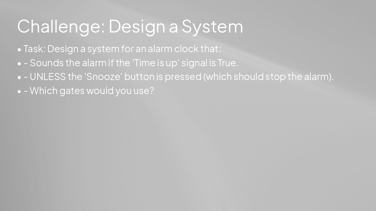Slide 15 - Challenge: Design a System