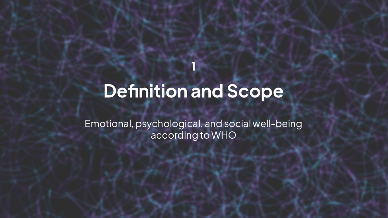 Slide 3 - Understanding Mental Health