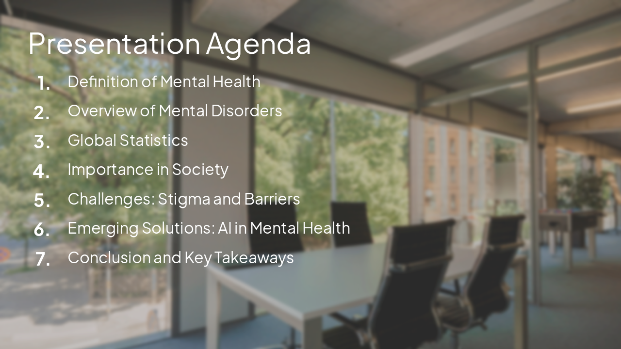 Slide 2 - Presentation Agenda
