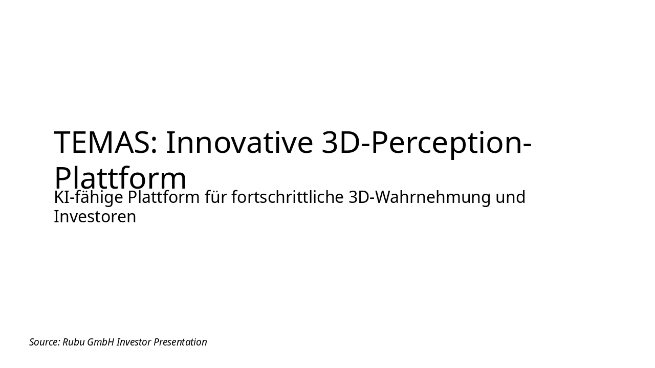 TEMAS: AI-Powered 3D Perception Platform