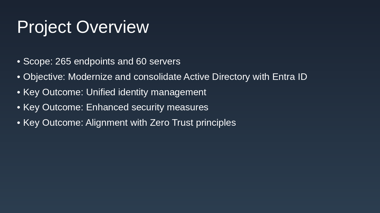 Slide 2 - Project Overview