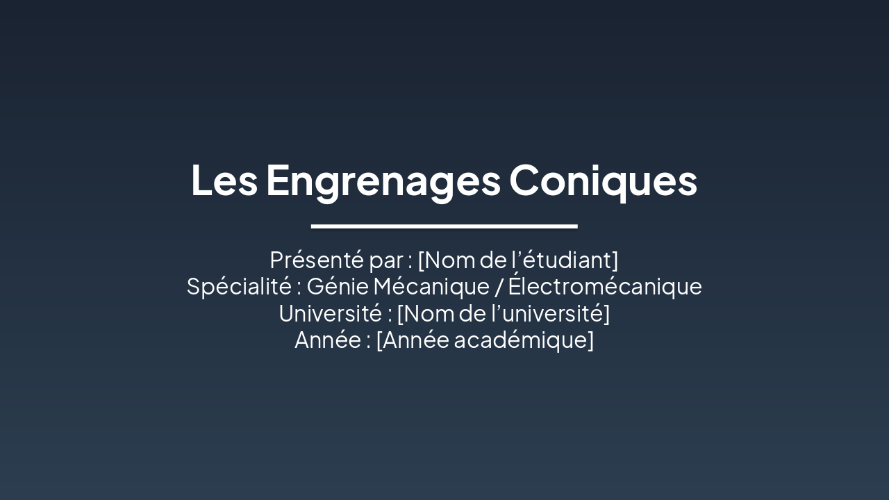 Les Engrenages Coniques : Guide Essentiel (35 chars)