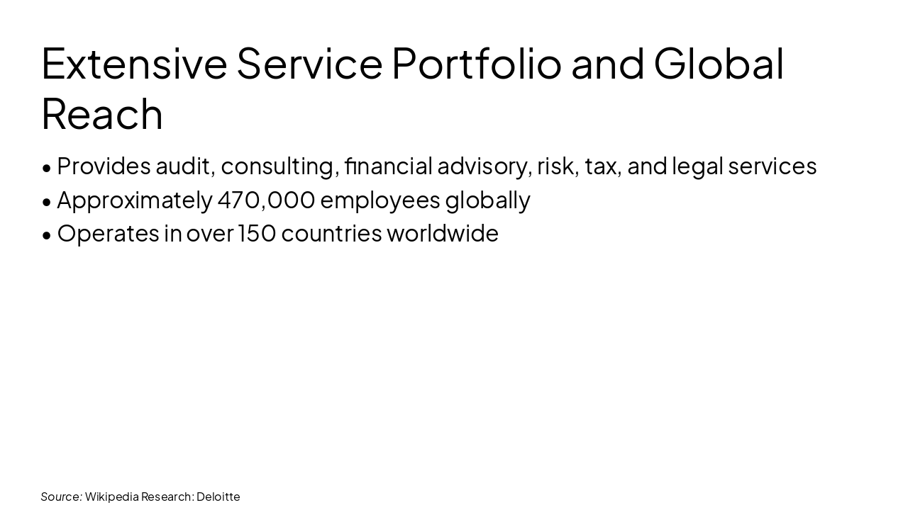 Slide 7 - Extensive Service Portfolio and Global Reach