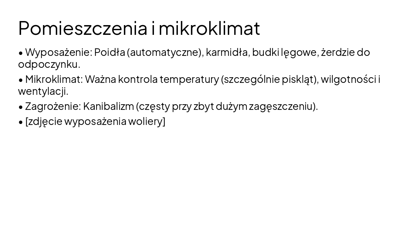 Slide 11 - Pomieszczenia i mikroklimat
